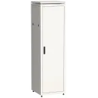 Шкаф сетевой 19дюйм LINEA N 42U 600х800 мм металлическая передняя дверь серый