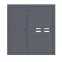 Щит этажный 2 кв. слаботочка слева RAL7024 (1000х950х150) EKF PROxima