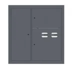                  Щит этажный 2 кв. слаботочка слева RAL7024 (1000х950х150) EKF PROxima
               