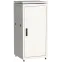 Шкаф сетевой 19дюйм LINEA N 28U 600х600 мм металлическая передняя дверь серый
