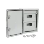 Корпус пластиковый распределительный ЩРН-24 IP65 серая дверь 400х300х170