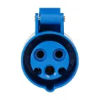 Розетка 213-16А-6h-220AC-2P+PE-IP44