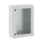 Щит с монтажной панелью ЩМП 800x600x250мм серия ST c прозрачной дверью