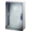 Бокс прозрачные двери с боковыми панелями IP66 546х366х186