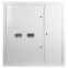 Корпус металлический встраиваемый SIMPLE ЩЭ-2 (1000х960х140) 2-х квартирный IP31 УХЛ3 серый ЭРА