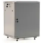 Шкаф настенный 19-дюймовый 15U 787x600х600мм металлическая передняя дверь