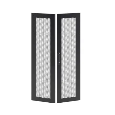 Дверь перфорированная двухстворчатая для IT-CQE 2000x600 RAL9005