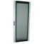 Дверь со стеклом IT-CQE 1400х600. RAL7035