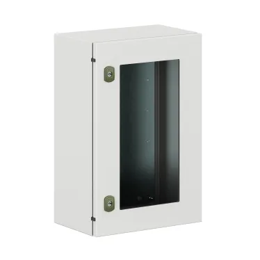 Корпус навесной уличный ST Outdoor с М/П с прозрачной дверью ВxШxГ 600x400x250 мм, IP66