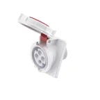                  Розетка панельная с наклоном IP67 32А 3P+E 400В
               