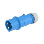                  Вилка кабельная 16A 2P+E IP44 переносная 230V
               