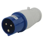                  Вилка переносная 013 2Р+РЕ 16А 220В IP44 (10/120/2880) V-16-2P-PE-IP44
               