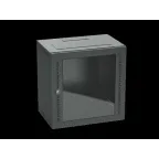                  Шкаф телекоммуникационный навесной 16 U (800х600х400) дверь стекло RAL9005
               