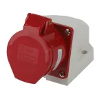                  Розетка стационарная наружная 115 3Р+РЕ+N 16А 380В IP44 (10/60/960) R(OUT)-16-3P-PE-N-IP44
               