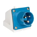 Вилка стационарная 513 2Р+РЕ 16А 220В IP44 PROxima