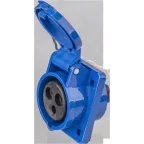 Розетка NCA-SR413-16-220 стационарная скрытая 16А 2P+PE IP44
