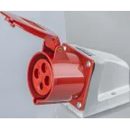                  Розетка NCA-SR124-32-380 стационарная наружная 32А 3P+PE IP44
               