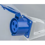 Розетка NCA-SR123-32-220 стационарная наружная 32А 2P+PE IP44