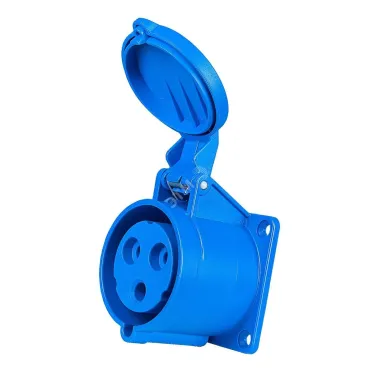 Розетка встраиваемая 32А/230V/1P+N+E/IP44