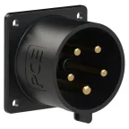                  Вилка встраиваемая 32А/400V/3P+N+E/IP44, черная
               