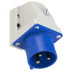                  Вилка настенная 32А/230V/1P+N+E/IP44
               