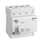                  Выключатель дифференциального тока ВД-100N 4P 80А 300мА AC эл-мех 6кА PROXIMA
               