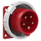                  Вилка встраиваемая 16А/400V/3P+N+E/IP67, фланец 75x75
               