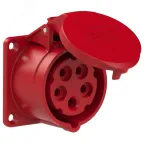                  Розетка встраиваемая 16А/400V/3P+N+E/IP44
               