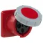 Розетка встр 125А/400В/3P+E/IP67 фланец 120х120мм