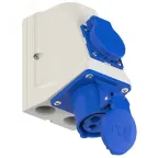                  Розетка настенная комбинированная 16А/230V/1P+N+E/IP44
               