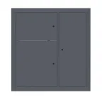 Щит этажный до 4 кв. без окон RAL7016 (1000х950х150) EKF PROxima