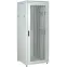 Шкаф сетевой 19' LINEA N 28U 800х800мм перфорированная передняя дверь задняя металлическая серый