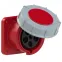 Розетка встраиваемая 63А/400V/3P+N+E/IP67