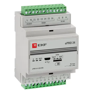 Контроллер базовый ePRO удаленного управления 6вх\4вых 230В WiFi GSM PROxima