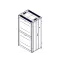 Шкаф Uniprom. 42U-750/1070. боковые панели 4шт. черный