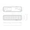Светильник светодиодный аварийный непостоянный DBA-102-0-20 30LED 5ч IP20 выход (40/1920)