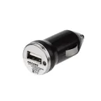                  Устройство зарядное в прикуриватель USB, 5V, 1000mA, черное,
               