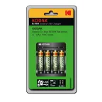                  Зарядное устройство для аккумуляторов USB Overnight charger with 4 x 1100 mAh [K4AA/AAA] (6/48/1008)
               