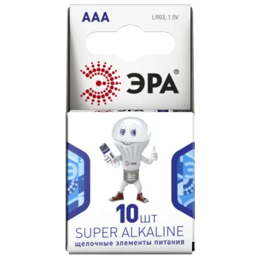 Батарейка LR03-10BL компактный SUPER Alkaline (80/800/43200)
