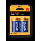                 Батарейка Kodak LR20-2BL MAX SUPER Alkaline [KD-2] (20/100/3200)
               