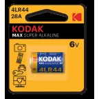 Батарейка Kodak 28A-1BL MAX SUPER Alkaline [K28A-1/4LR44] (12/72/29520)