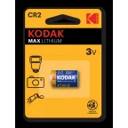                  Батарейка Kodak CR2 [KCR2-1] MAX Lithium (12/72/11592)
               