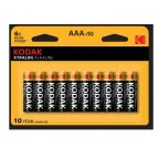                  Батарейка LR03-8+2BL XTRALIFE Alkaline [K3A-8+2] (120/480/38400)
               