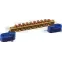 Шина нулевая на двух угловых изол NBB-M69-10C2/B