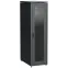 Шкаф сетевой 19'' LINEA N 42U 600х1000 мм стеклянная передняя дверь. задняя перфорированная черный