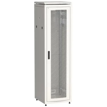 Шкаф сетевой 19дюйм LINEA N 38U 600х800 мм перфорированная передняя дверь серый