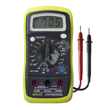 Мультиметр цифровой MAS838L