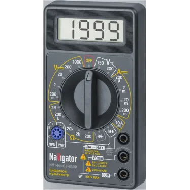 Мультиметр цифровой Navigator NMT-мм02-830B (830B)