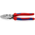 Плоскогубцы электромонтера Linemans Pliers резка - проволока средней твердости 46мм твердая проволока 3мм L-240мм двухкомпонентные рукоятки цвет черный