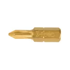 Бита крестовая SLIM серия TiN PH 2X25, 10 шт